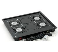 Unità di ventilazione Triton 19" 4 per tetto e pavimento, incluso termostato, nero NEW