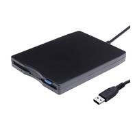 Unità dischetto portatile USB, unità floppy esterna USB (nera)