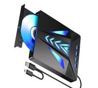 Unità disco esterna multi-porta 6 in 1 con slot per scheda di memoria e trasferimento dati ad alta velocità per computer Unità ottica esterna USB