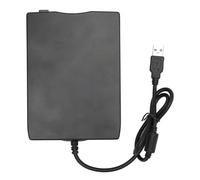 Unità Disco Floppy Esterna USB a Basso Rumore per PC Laptop FDD 2HD da 1,44 MB, Plug and Play per 2000/XP/Vista/7/8, Materiale ABS Resistente