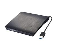Unità DVD/CD esterna per laptop, interfaccia USB 3.0 ad alta velocità, masterizzatore/riscrittore ottico, lettore CD/DVD portatile plug and play