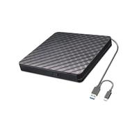 Unità DVD esterna 2 in 1 USB 3.0 portatile Combo, lettore CD, masterizzatore for laptop Linux Windows 11/10/8/7 MacOS