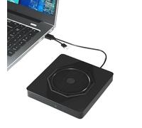 Unità DVD esterna PLAY, lettore CD, masterizzatore ROM compatibile con PC, laptop, desktop, Mac, Windows 11/10/8/7, Linux
