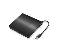 Unità DVD Esterna USB 3.0, Masterizzatore CD/DVD +/-RW Portatile Ad Alta Velocità per Laptop Windows Linux