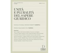 Unità e pluralità del sapere giuridico