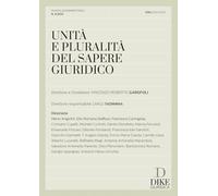 Unità e pluralità del sapere giuridico
