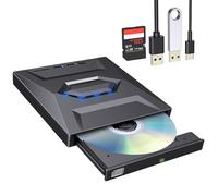 Unità/Esterna Portatile - Lettore masterizzatore di dischi per PC e desktop | Lettores portatiles per computer, accessorio multimediale per backup, film, software e musica
