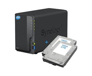 Unità esterna SYNOLOGY Synology Ds223 Nas 2-bay Doppio Hdd 6tb Preinstallato Sata Ethernet Lan Ip
