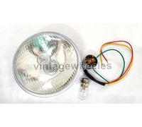 Unità Fari A Led Originale Lucas 7 Pollici BSA A7 A10 A7SS A10 SUPER ROCKET