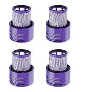 ，Unità filtro grande lavabile ，Compatibile con Dyson ，V10 Sv12 Cyclone Animal Absolute Total Clean Aspirapolvere senza fili Sostituisci filtro domestico(4p)