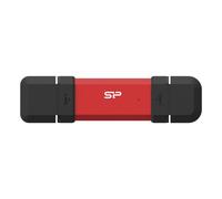 Unità flash Silicon Power DS72 1TB USB 3.2 Gen2 USB-C/A Rosso Alluminio