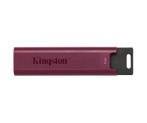 Unità flash USB-A Kingston DataTraveler Max da 1 TB, USB 3.2 Gen 2, rossa, 1000 MB/s