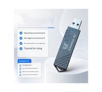 UnitÃ Flash USB Dual System da 64 GB con OpenClaw e HermesAgent AI Assistant, Porta USB-A + Type-C, per Programmatori di OpenClaw AI.