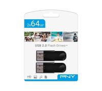 Unità flash USB PNY Attaché 4 64GB USB 2.0 Nero 25MB/s Cap