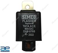 Unità Flasher Per Trattore Mahindra C27 C35 4500 E Tata Ace Magic 000041614C12