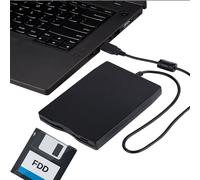 Unità floppy disk USB, lettore di floppy disk esterno per PC e laptop, plug and play, facile da trasportare.