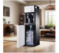 Unità indipendente con alimentazione a rete elettrica Refrigeratore d'acqua a caricamento dal basso Distributore d'acqua da pavimento Doppia funzione fredda e calda Per uso domestico, ufficio