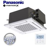 Unità interna cassetta a 4 vie 60x60 cm - 21000 BTU 6.0 Kw - pannello e comando