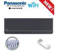 Unità interna ETHEREA Nero Grafite WIFI integrato 12000 BTU per impianti mono/m