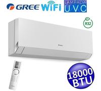 Unità interna R32 Gree CLIVIA white WiFi 18000 btu 5.0 Kw - lampada UVC - mono