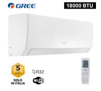 Unità interna R32 Gree PULAR WiFi 18000 btu 5.0 Kw per sistema mono e multi (GR