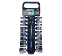 Unità metrica da 1/2" MM bassa 6 lati prese e cricchetto 8 mm - 32 mm 19 pz