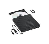 Unità Ottica Blu-Ray Esterna 5-In-1, Masterizzatore DVD/CD, Lettore BD con Porte USB, Lettore di Schede /TF per Laptop, PC e Desktop