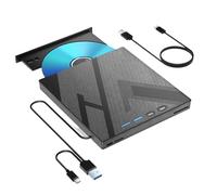 Unità ottica Blu-ray esterna USB 3.0 di tipo C for laptop, PC, lettore DVD CD/RW portatile con slot for schede SD/TF