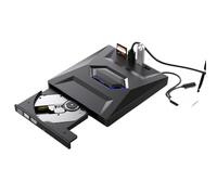Unità ottica esterna CD DVD RW VCD USB 3.0 tipo C 4 in 2 con lettore di schede SD, masterizzatore, super drive for laptop e notebook