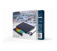 Unità Ottica Esterna Gembird DVD-USB-03 USB 3.1 Nero, 24x CD, 8x DVD Unit