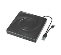 Unità Ottica Esterna USB3.0 Tipo C CD DVD RW, Masterizzatore DVD/VCD/CD, Lettore Portatile, For Laptop, PC Desktop Qualità Dell'immagine Chiara Audio Stabile