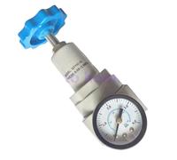 Unità pneumatiche Regolatore dell'aria ad alta pressione Filettatura della porta di ingresso 1/4 3/8 1/2 pollici BSP 0~35 bar con manometro QTYH-15/10/08(QTYH-08,1/4 inch)