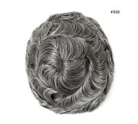 Unità sistema di sostituzione dei capelli umani da uomo pelle sottile pezzo d...