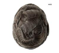 Unità sistema di sostituzione dei capelli umani da uomo pelle sottile pezzo d...
