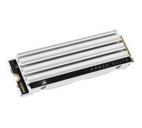 Unità SSD interna - CORSAIR - MP600 ELITE 1TB Gen4 PCIe x4 NVMe M.2 SSD ottimizzata per PS5 con dissipatore di calore LP - Bianco