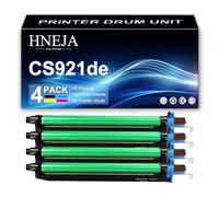 Unità Tamburo CS921de, Unità Imaging Compatibile 76C0PK0 76C0PV0 per Lexmark CS921de CS923de CX920de CX921de CX922de CX923dte CX923dxe CX924dte CX924dxe Stampante,4 Colors-1 Pack