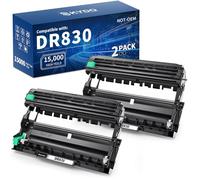 Unità tamburo DR830 di ricambio compatibile con Brother DR830, DR 830, TN830, compatibile con stampanti HL-L2460DW, DCP-L2640DW, MFC-L2820DW, HL-L2480DW, HL-L2400D, HL-L2405W, MFC-L2760DW, confezione