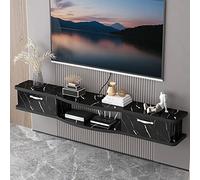 Unità TV a parete Console multimediale a parete con 1 anta 39.3/47.2/55.1", mensola componibile mobile per TV, mensole multimediali per intrattenimento, mensola set-top box per soggiorno/D/14