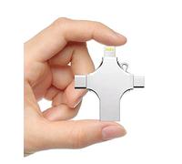 Unità U Per Telefono Portatile Ad Alta Velocità 4 In 1, Tipo C A 10 Cifre In Metallo Per Smartphone Pc Laptop Computer Memoria Dati Esterna