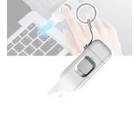 unità USB Crittografata con Impronta Digitale, unità Flash USB 3.0 Ad Alta velocità, per Archiviazione Dati, USB+Tipo-C, Crittografia delle Partizioni,32-512 GB Integrati per Dati Sicuri 32GB