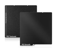 UniTak3D Kobra S1/X PEI Build Plate 264x276mm Piatto Double Sided Smooth+Textured Heated Bed Flessibile Rimovibile Piastra del Letto Molle Compatible with ANYCUBIC Kobra S1 Combo/Kobra X Stampanti 3D