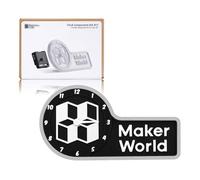 UniTak3D Orologio Compatible with Bambulab P1P/P1S, A1, X1/X1C/X1E Stampanti 3D Stampato in 3D Componenti Modello Makerworld MH011 Creativo in 3D Parti DIY-Stampe NON sono Incluse