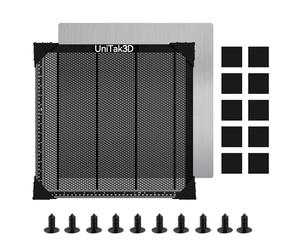 UniTak3D Tavolo a Nido d'Ape Laser 400x400mm Honeycomb Laser Bed Compatible with XTool D1/D1 Pro/S9/S10/S30 Pro/RAY5/Falcon 2 Engraver Desktop Protection with Aluminum Plate Working Area 360x360mm