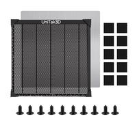 UniTak3D Tavolo a Nido d'Ape Laser 500x500mm Honeycomb Laser Bed Compatible with XTool D1/D1 Pro/S9/S10/S30 Pro/RAY5 Engraver Desktop Protection with Aluminum Plate Working Area 460x460mm