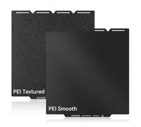 UniTak3D U1 PEI Build Plate 276 * 293mm Piatto Double Sided Smooth+Textured Heated Bed Flessibile Rimovibile Piastra del Letto Molle Compatible with Snapmaker U1 Stampanti 3D