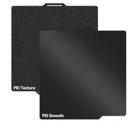 UniTak3D X2D/A1/P2S Double Sided PEI Piattaforma 257 * 257mm,Smooth+Textured Build Plate, Bed Plate Compatible with Bambu Lab X2D/A1/X1/X1C/X1E/P1P/P1S Stampanti 3D-Flexible Magnet NOT Included