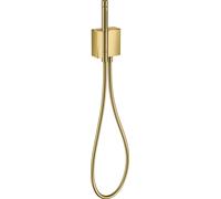 Unité AXOR Edge Porter de taille manuelle avec douchette à main à tige 2 jets et tuyau de douche, 46520990, 46520990, Colorazione: Ottica in oro lucido