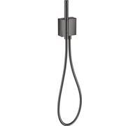 Unité AXOR Edge Porter de taille manuelle avec douchette à main à tige 2 jets et tuyau de douche, 46520330, 46520330, Colorazione: Cromo nero lucido