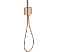 Unité AXOR Edge Porter de taille manuelle avec douchette à main à tige 2 jets et tuyau de douche, 46520300, 46520300, Colorazione: Oro rosso lucido