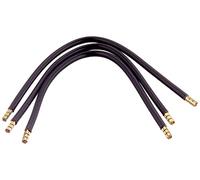 Unitec, 40192, Copricavi con capicorda, 265 mm, 10 mm², 3 pz., colore: Nero